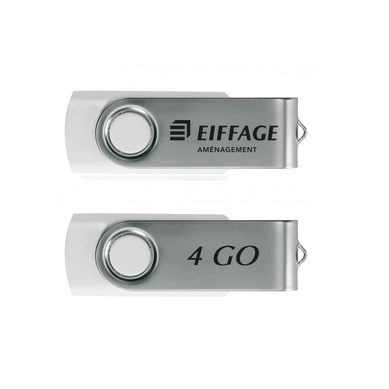 Clé USB 4 GO logo Eiffage Aménagement.