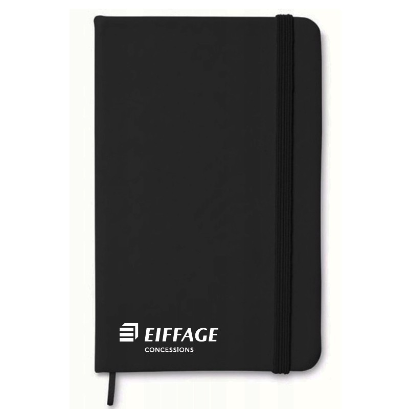 Carnet de notes 192 pages FT  A5, page lignée, papier recyclé  Eiffage Concessions. [Lot de 10 pièces]