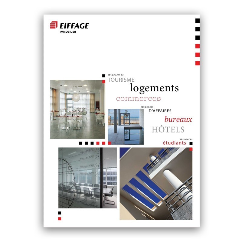 Chemise institutionnelle Eiffage Immobilier - Dos de 20 mm [Lot de 10 pièces]