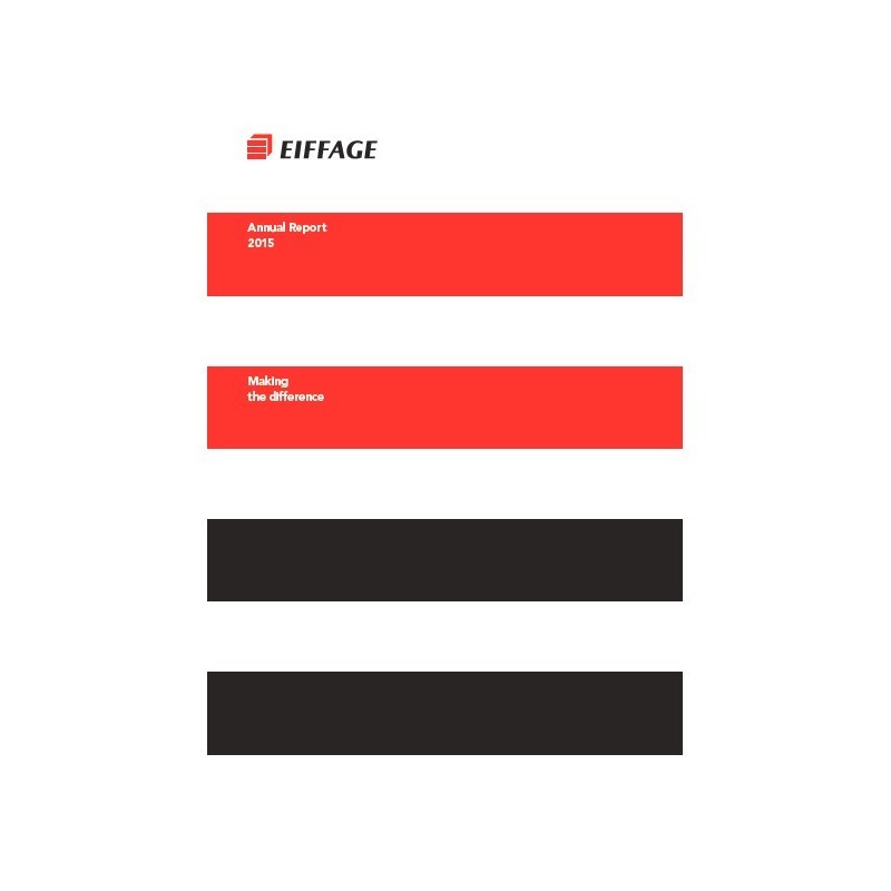 Rapport Annuel Eiffage 2015 - Anglais (DEU) [Lot de 12 pièces]