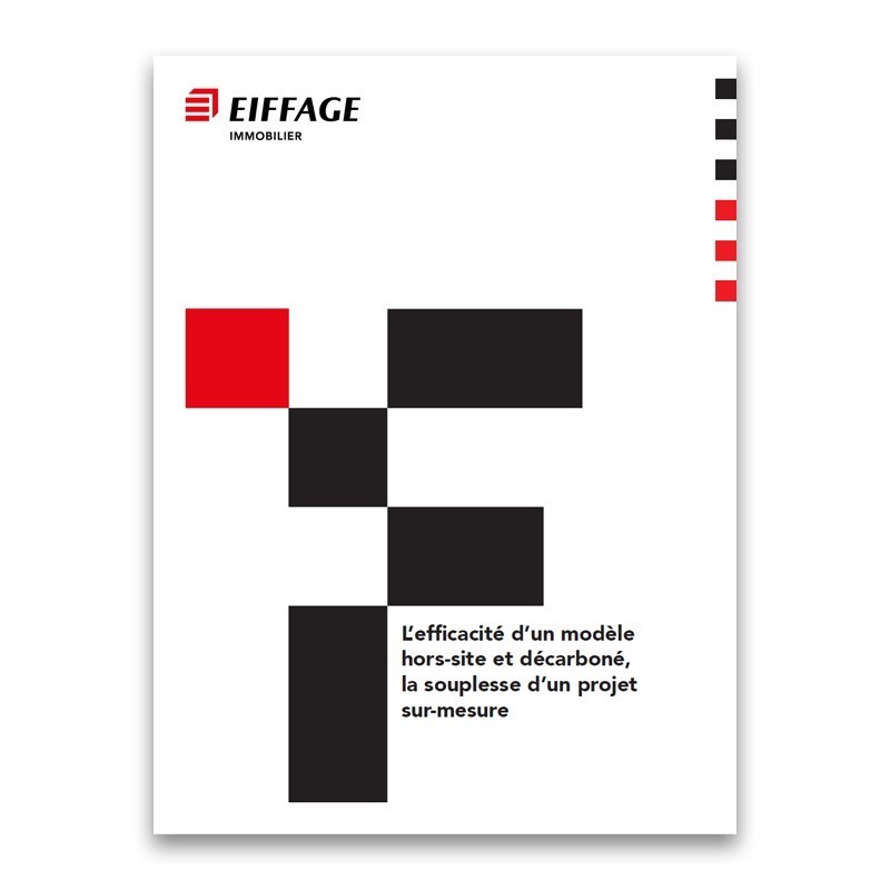 Plaquette commerciale  Concept F Eiffage Immobilier [Lot de 50 pièces]