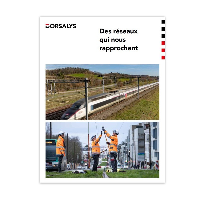 Plaquette Dorsalys:"Des réseaux qui nous rapprochent". [Lot de 25 pièces]