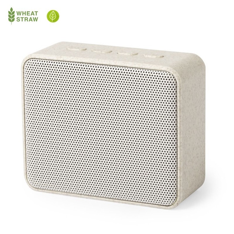 Haut parleur/enceinte Bluetooth 5.0 en paille de blé EES