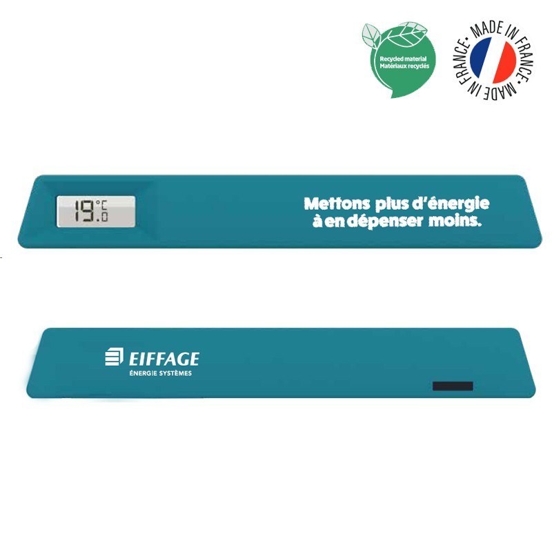 Thermomètre porte-photo Made in France - bleu/vert EES