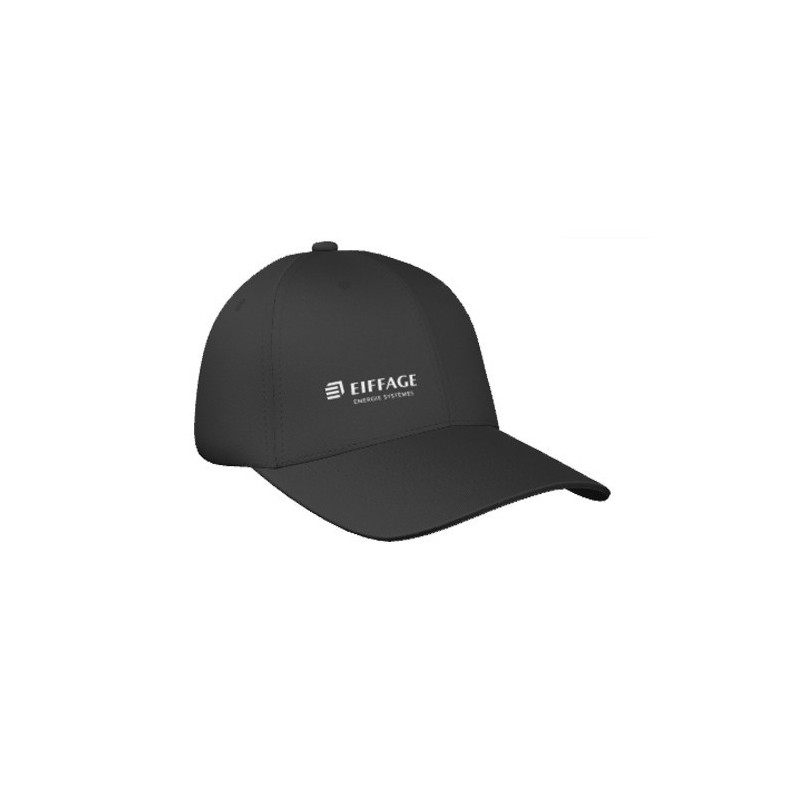 Casquette Noire en coton recyclé EES [Lot de 10 pièces]