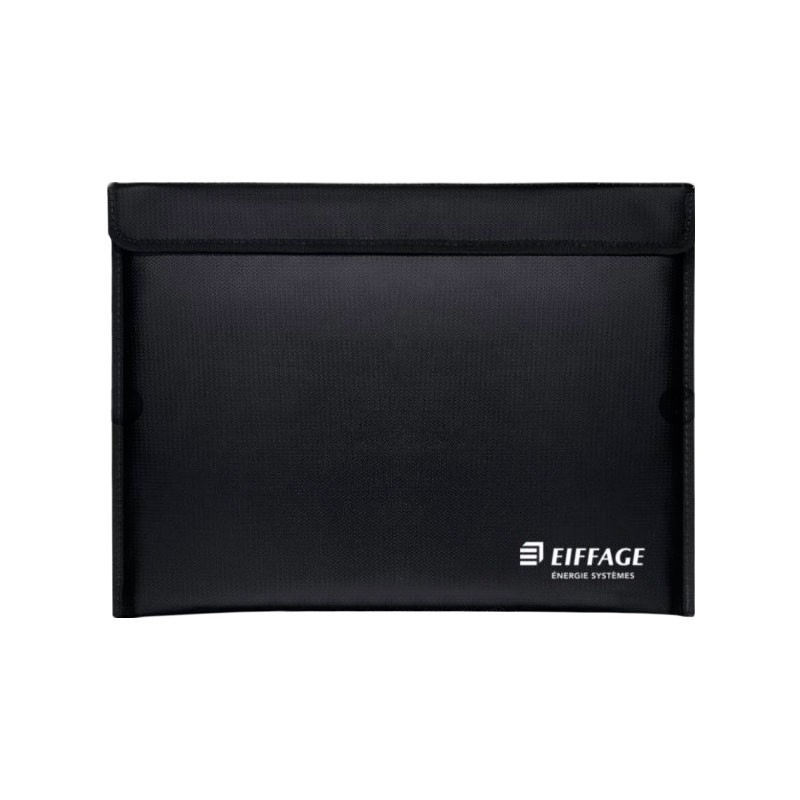 Pochett anti-feu Flame Guard Pro coloris noir Taille L 38X28cm EES