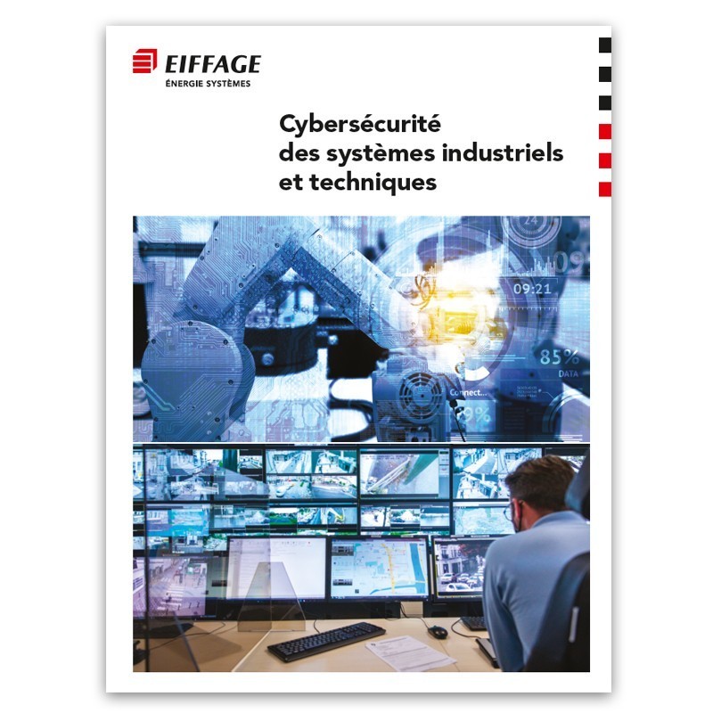 Plaquette Cybersécurité Eiffage Énergie Systèmes. [Lot de 25 pièces]