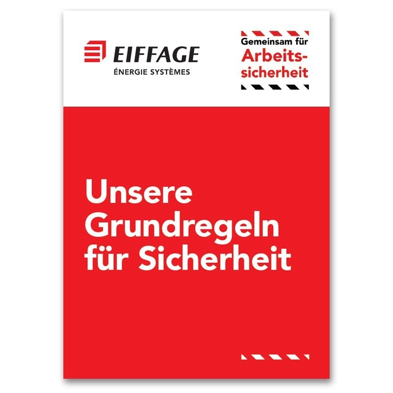 Dépliant « les standards » nos fondamentaux sécurité  EES Allemand [Lot de 50 pièces]