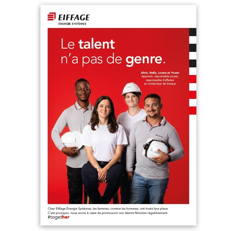 Affiches A3 campagne together EES [Lot de 5 pièces]