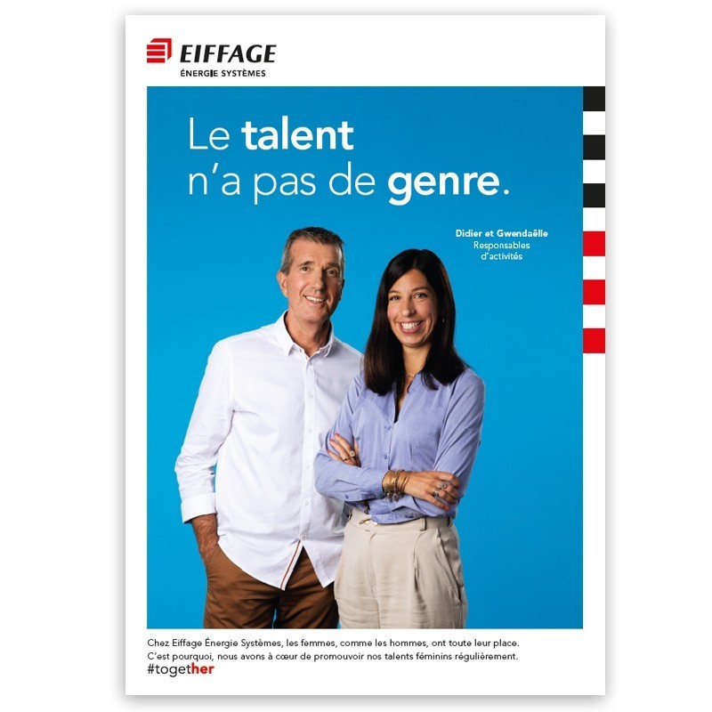 Affiches A3 campagne together EES [Lot de 5 pièces]