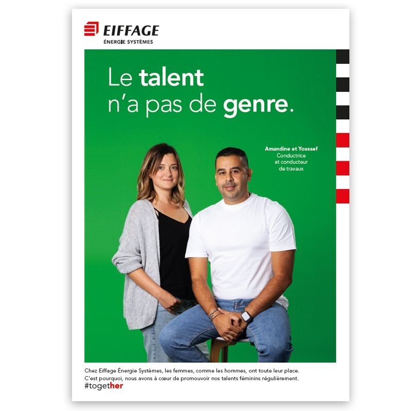 Affiches A3 campagne together EES [Lot de 5 pièces]