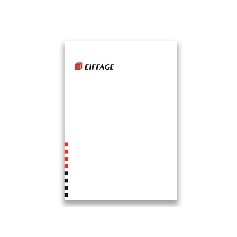Chemises corporate Eiffage simple rainage [Lot de 50 pièces]