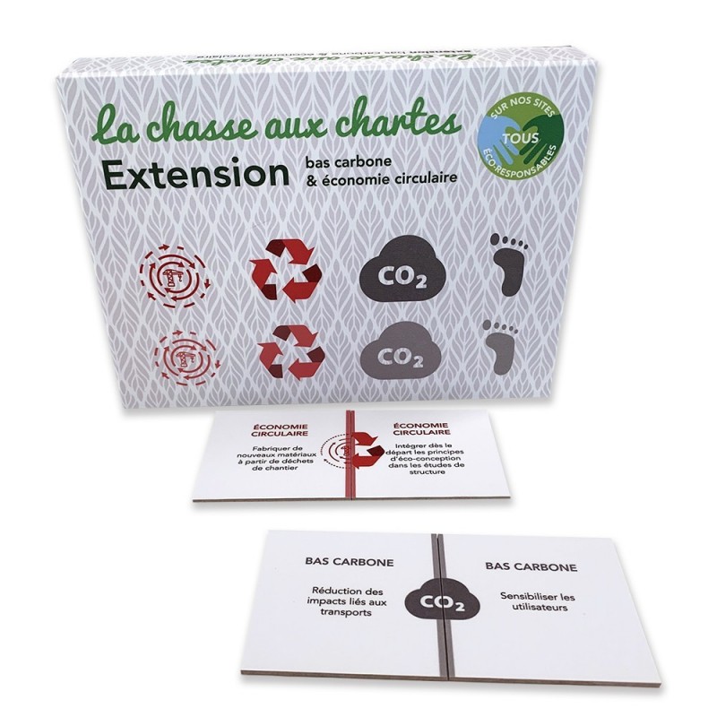 Boîte de jeu 225x165x45mm format jeu de société de type mémory extention la chasse aux chartes