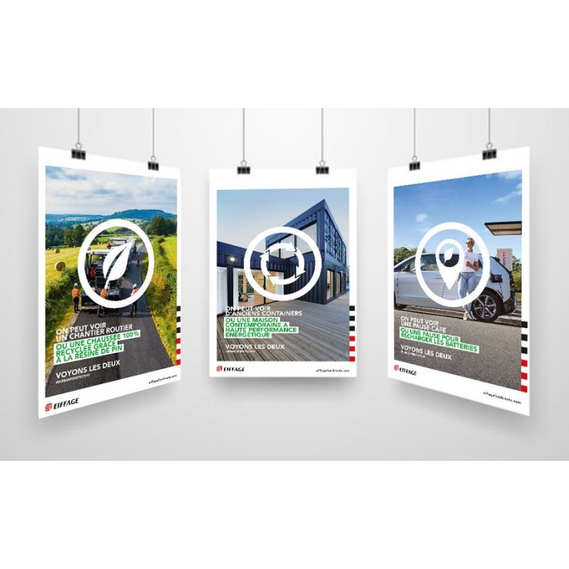 Affiche campagne bas Carbone A3 [Lot de 10 pièces]