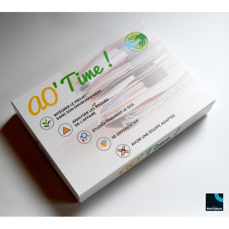 Boîte de jeu 225x165x75mm format jeu de société de type mémory