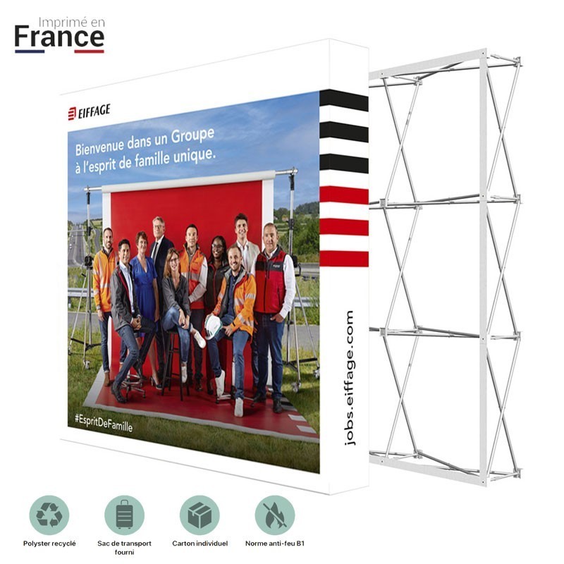 Stand Parapluie 2,30 M  marque Employeur Eiffage V1