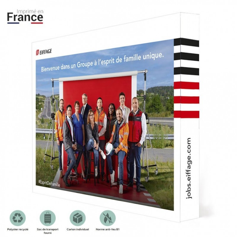 Stand Parapluie 3 M  marque Employeur Eiffage V1