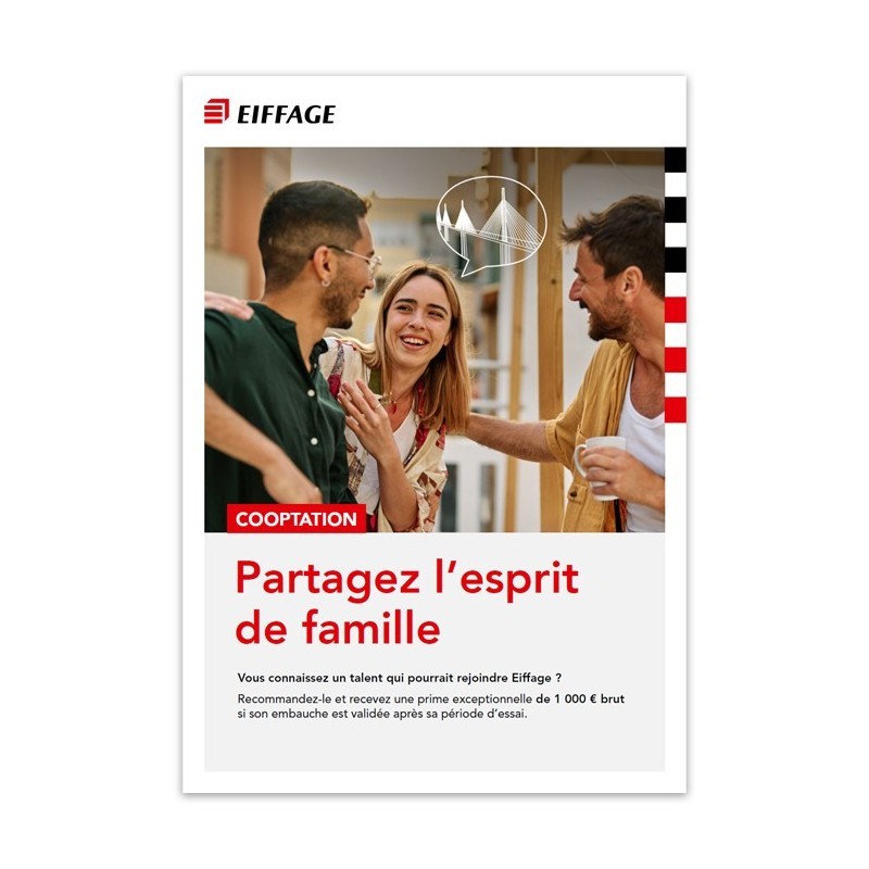 Flyers  RH cooptation Eiffage [Lot de 25 pièces]
