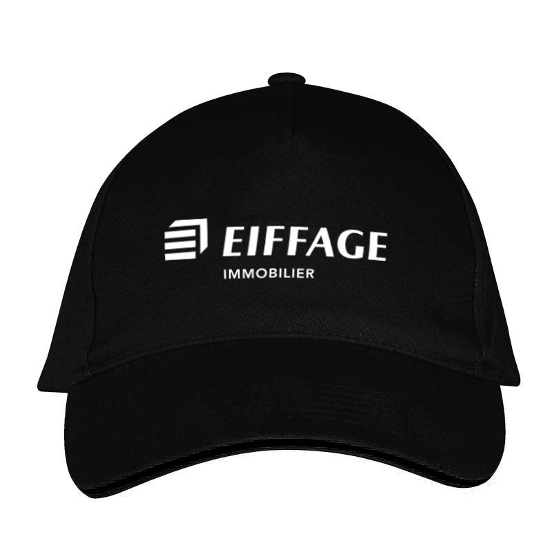 Casquette Noire Eiffage Immobilier [Lot de 10 pièces]