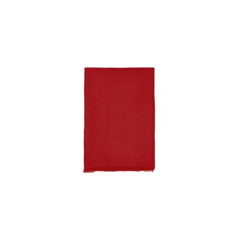 Étole rouge Bompard logo Eiffage sur étiquette