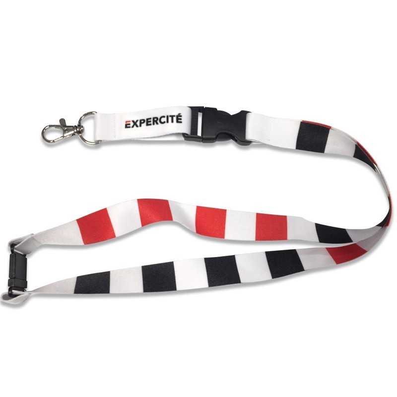 Tour de cou largeur + attache sécurité EXPERCITE [Lot de 20 pièces]