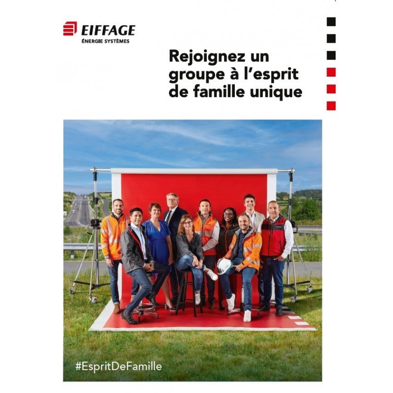 Plaquette RH marque employeur Eiffage Energie Systèmes [Lot de 25 pièces]