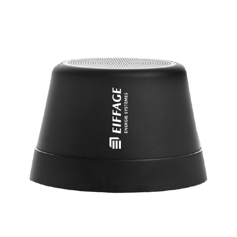 ENCEINTE MAGNETIQUE 5 W EN ALUMINIUM RECYCLE NOIR